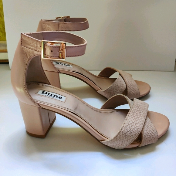 Dune London Shoes - Blush Ankle Sandals sz37/7
